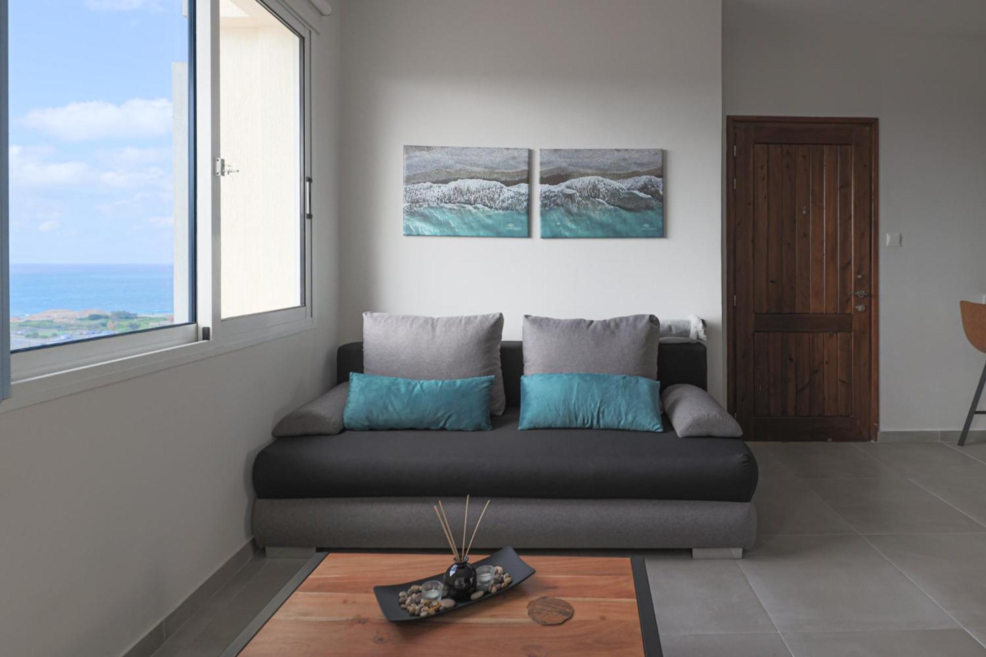 KoniaEden Blue-Horizon 1B, Paphos, Sea View, Pool公寓 外观 照片