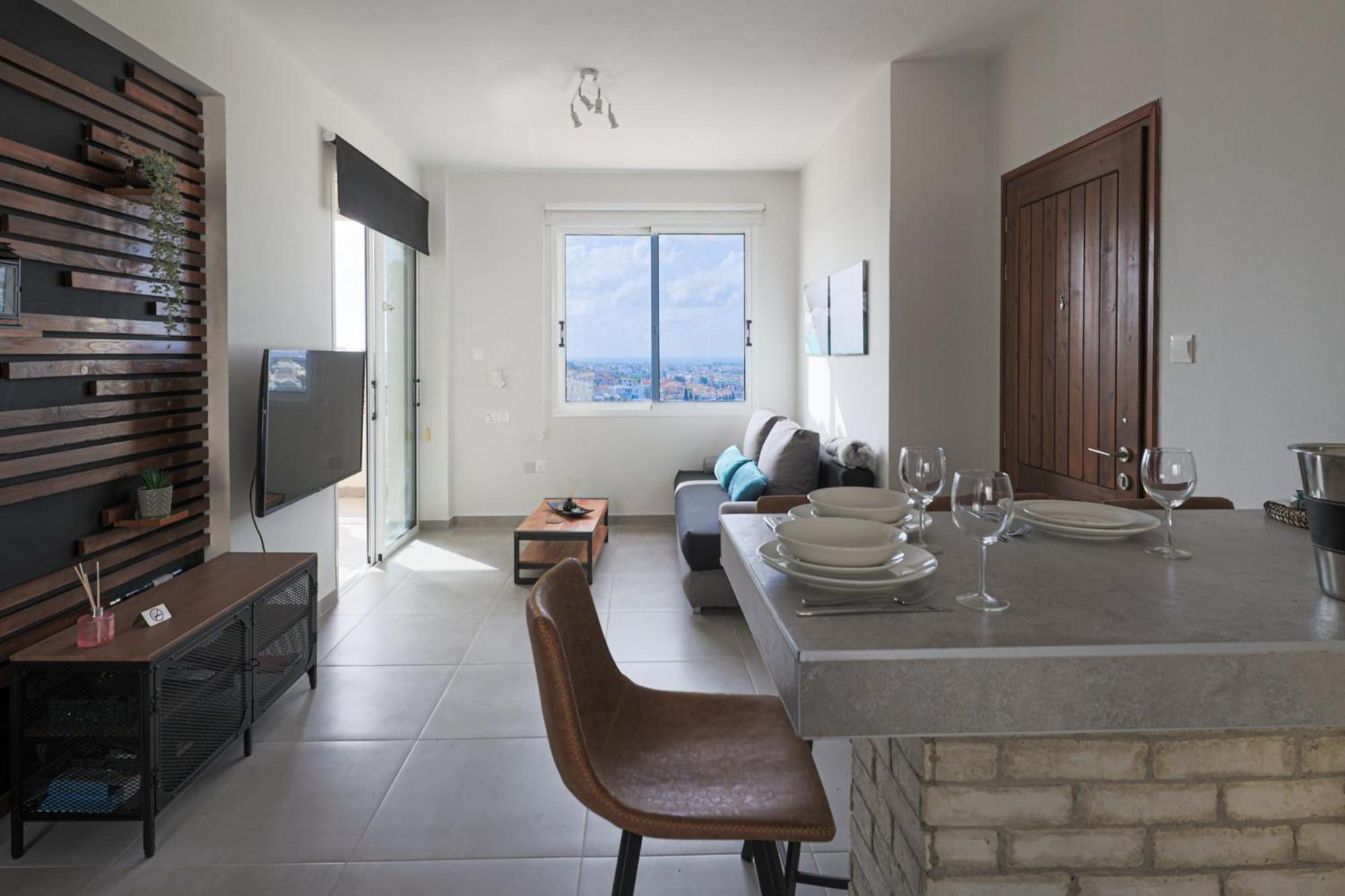 KoniaEden Blue-Horizon 1B, Paphos, Sea View, Pool公寓 外观 照片