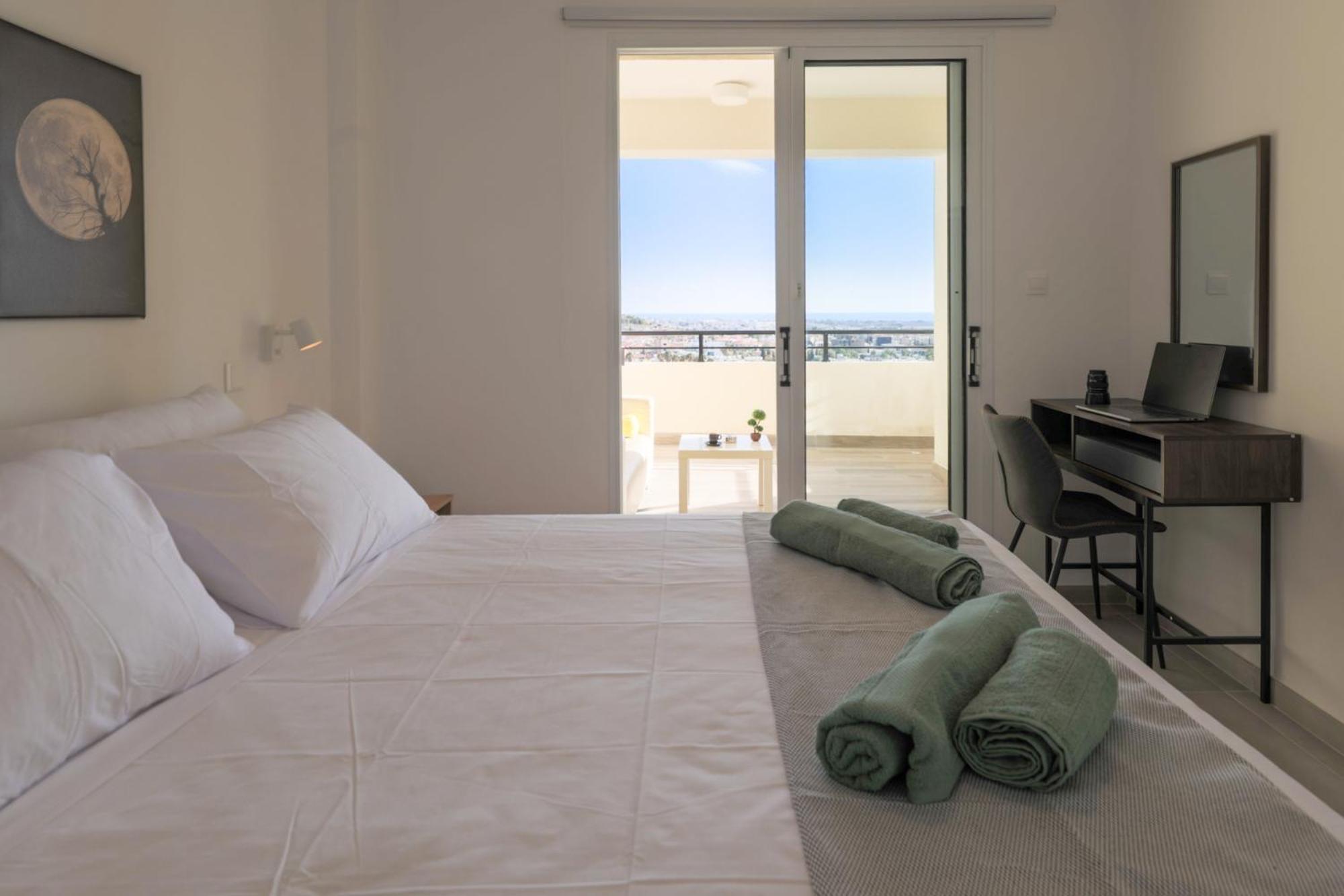 KoniaEden Blue-Horizon 1B, Paphos, Sea View, Pool公寓 外观 照片