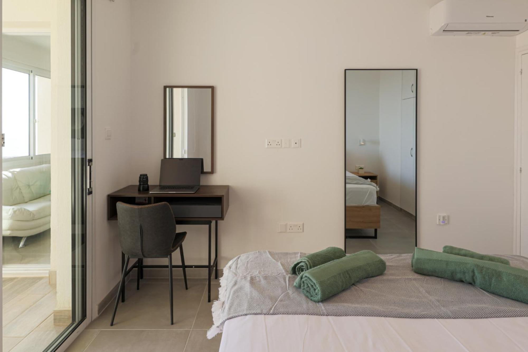 KoniaEden Blue-Horizon 1B, Paphos, Sea View, Pool公寓 外观 照片