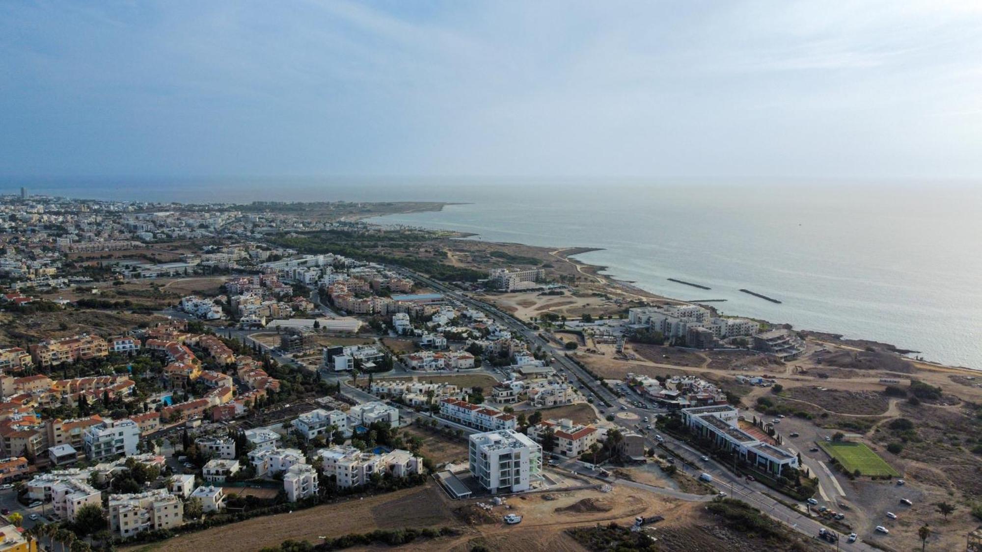 KoniaEden Blue-Horizon 1B, Paphos, Sea View, Pool公寓 外观 照片