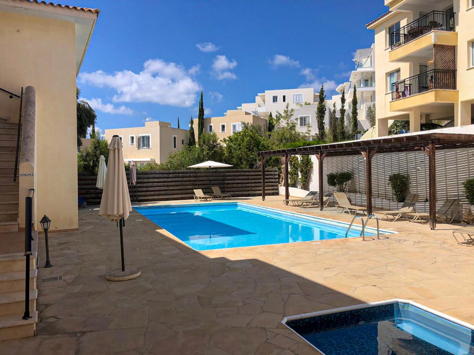 KoniaEden Blue-Horizon 1B, Paphos, Sea View, Pool公寓 外观 照片